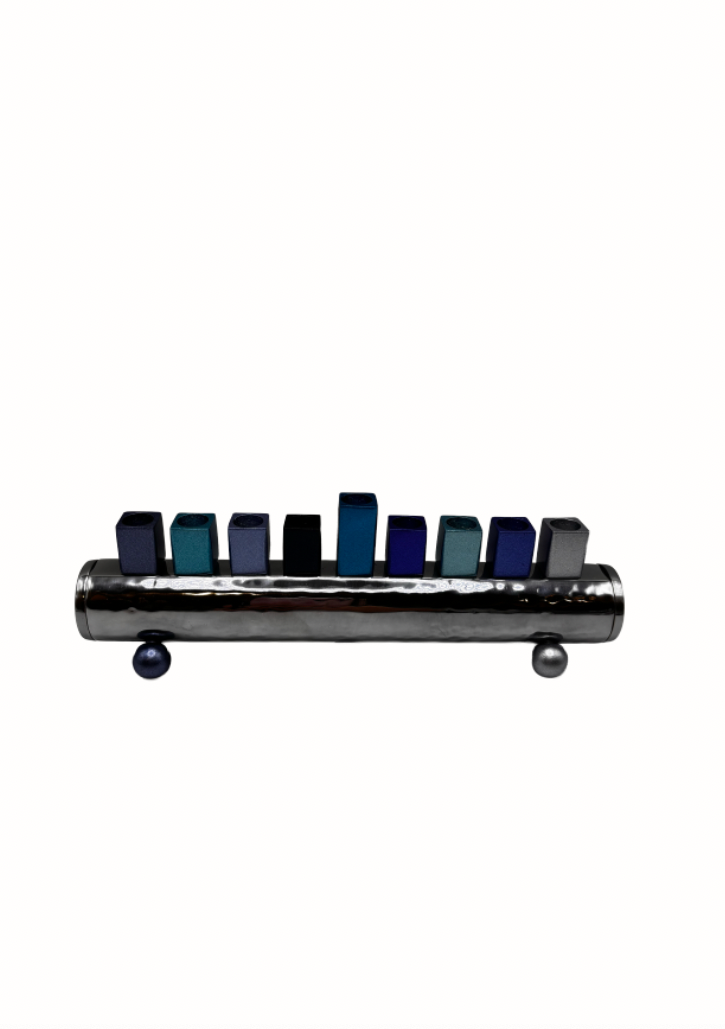 Hanoukia bleue enfants "Emanuel"