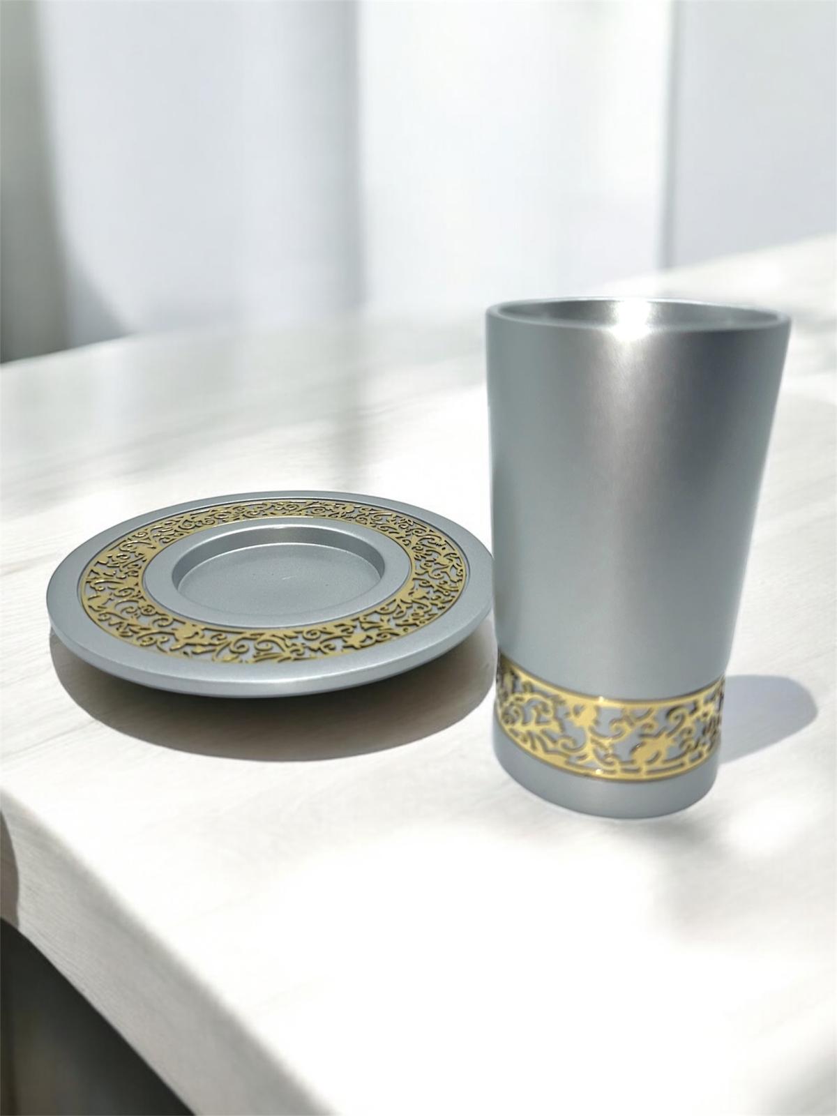Verre de Kiddouch à Bande Doré