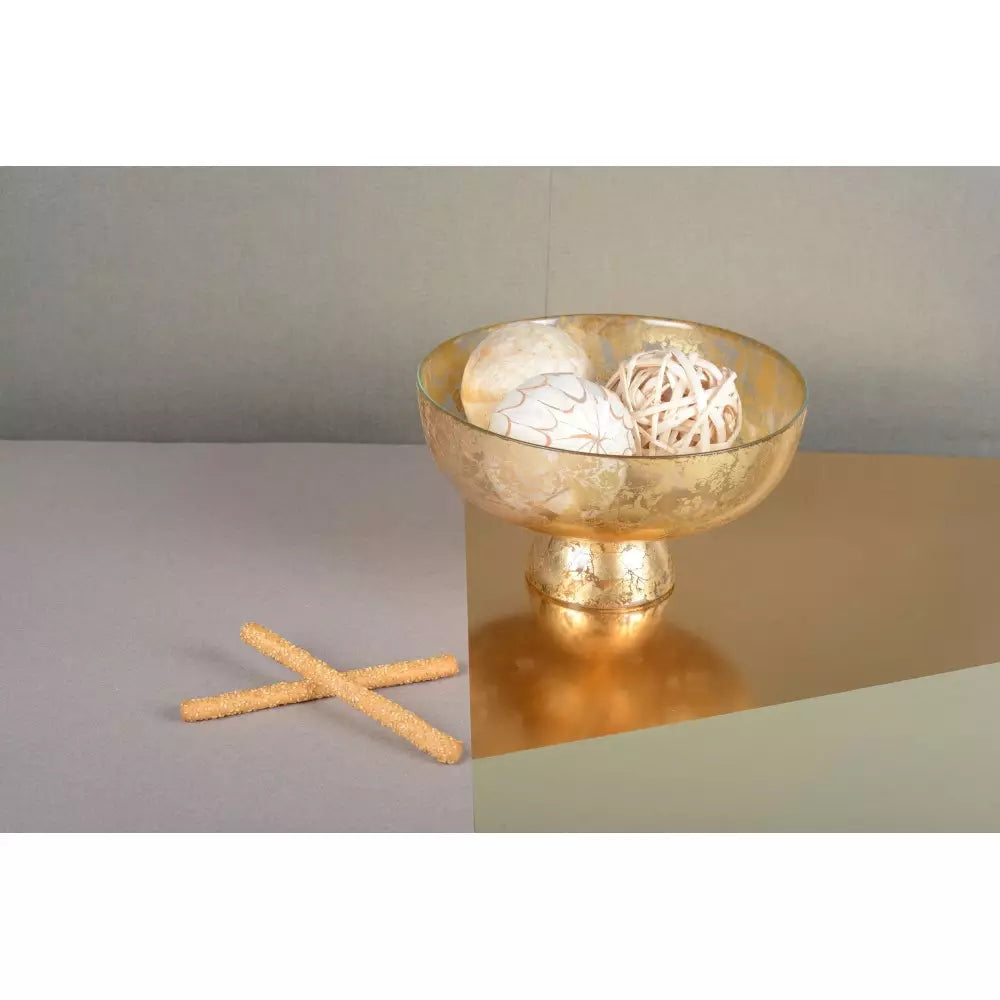 Coupe Décorative sur Pied Dorée