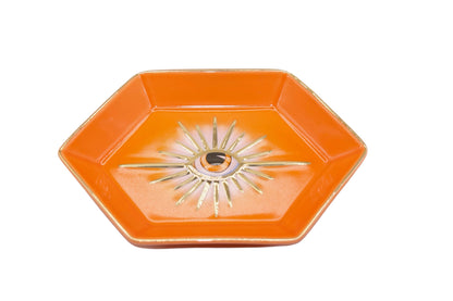 Coupelle Hexagonale Œil Rose