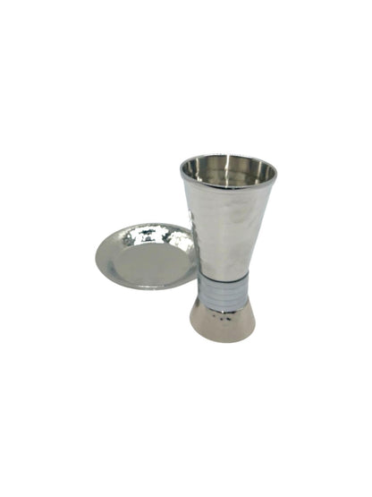 Verre de kiddouch avec Coupelle- Noir