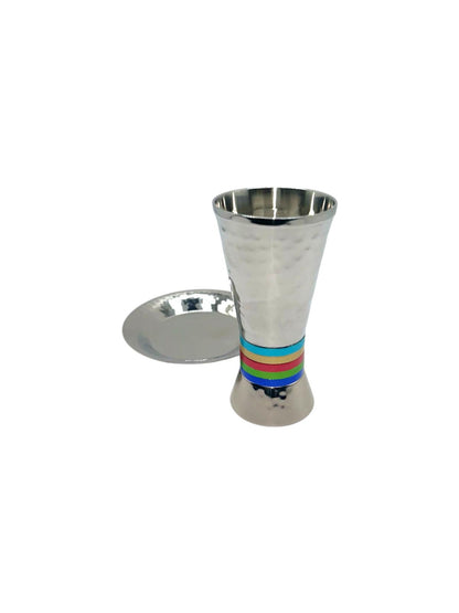Verre de kiddouch avec Coupelle- Noir