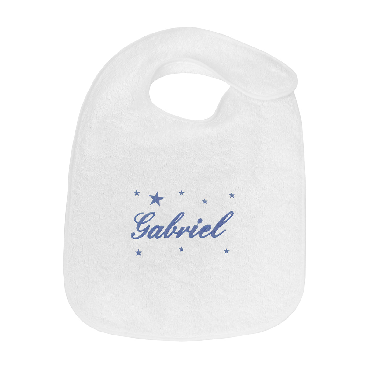 Bavoir Personnalisé Broderie Étoile