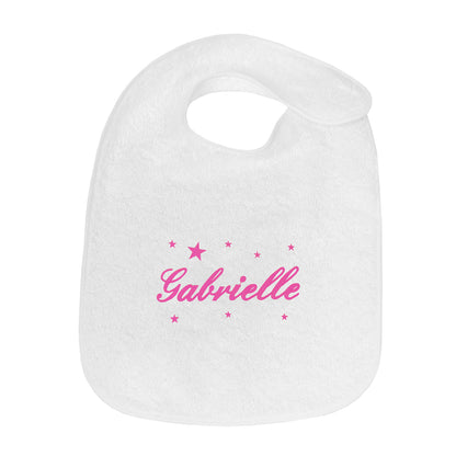 Bavoir Personnalisé Broderie Étoile