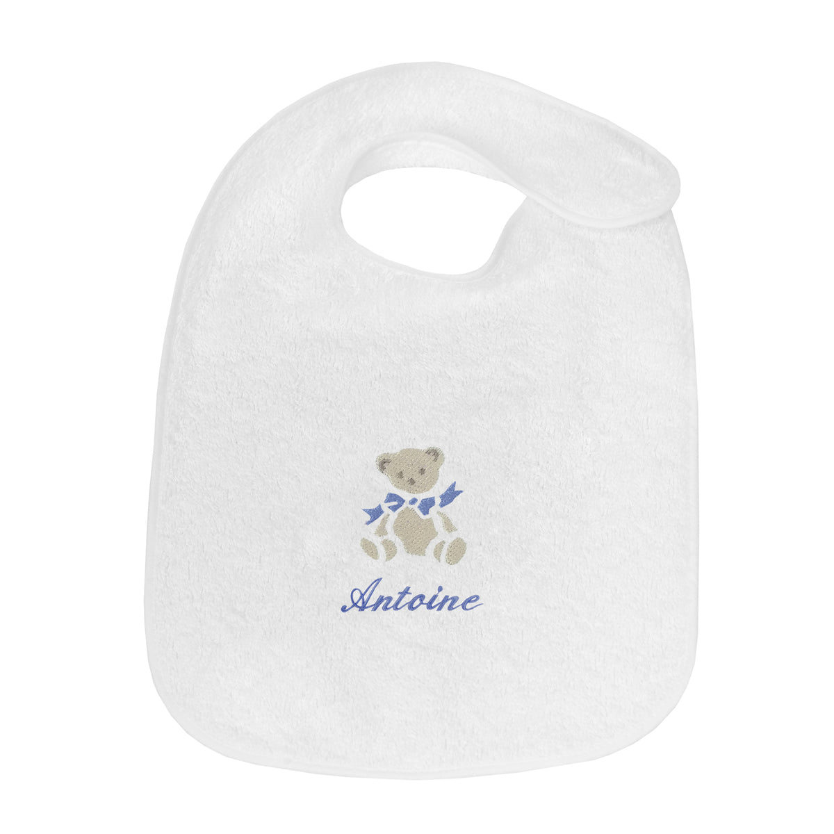 Bavoir Personnalisé Broderie Ours