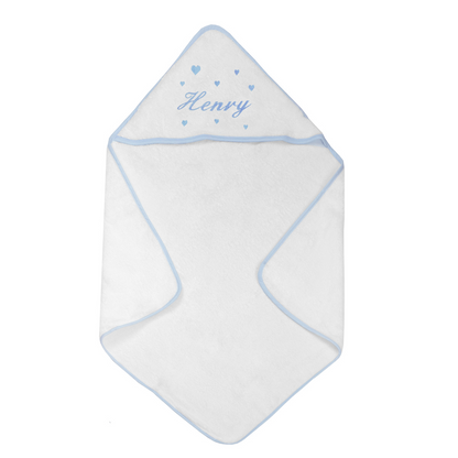 Cape de bain Broderie Coeur
