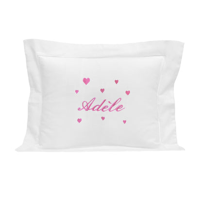 Coussin Brodé Coeur