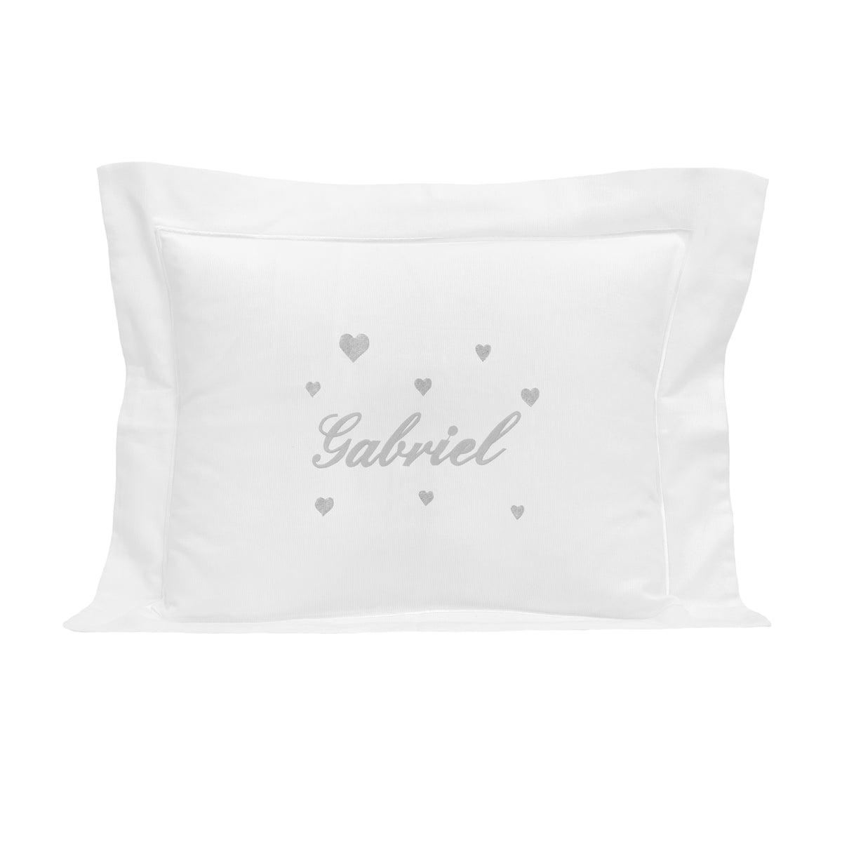 Coussin Brodé Coeur