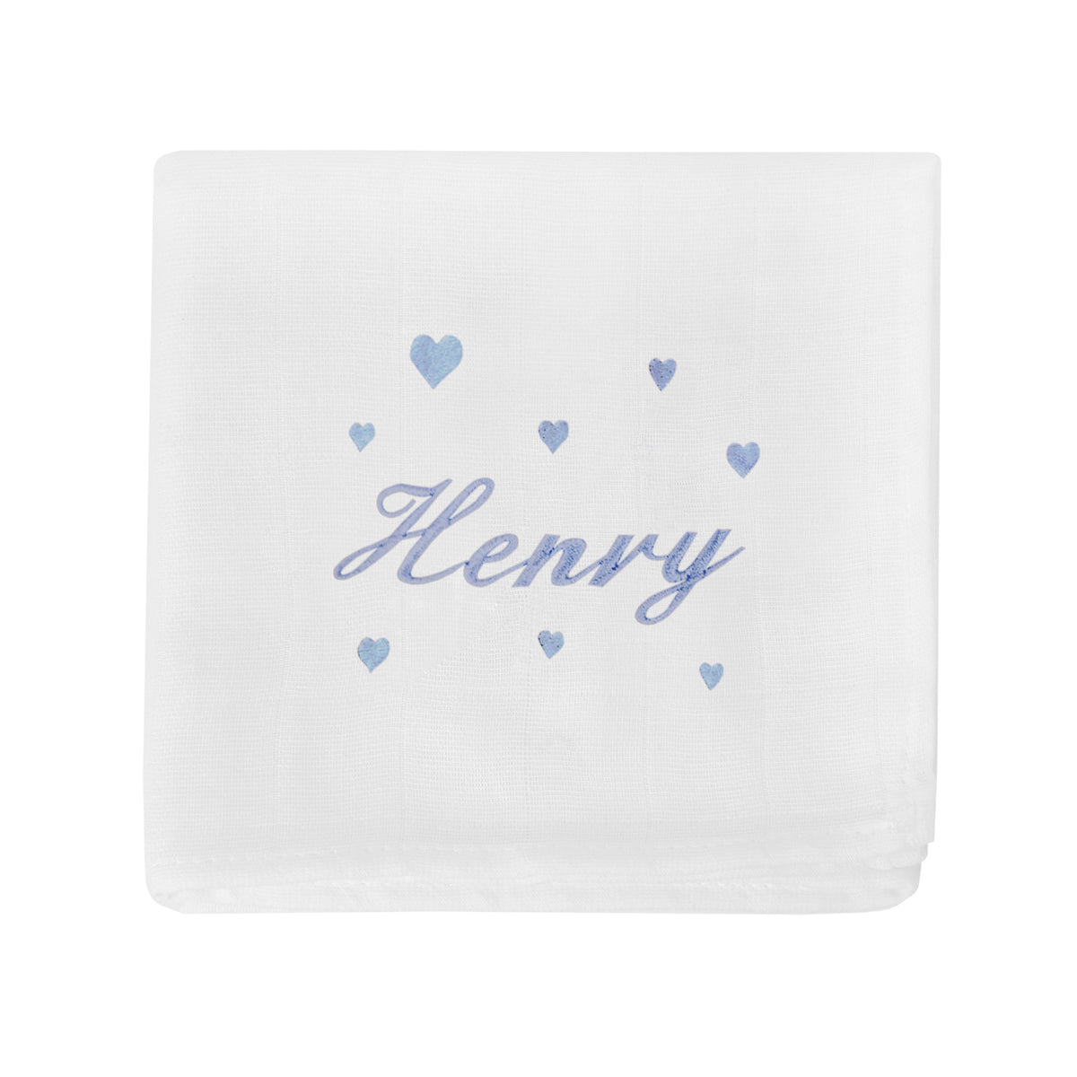 Lange pour bébé Broderie Coeur