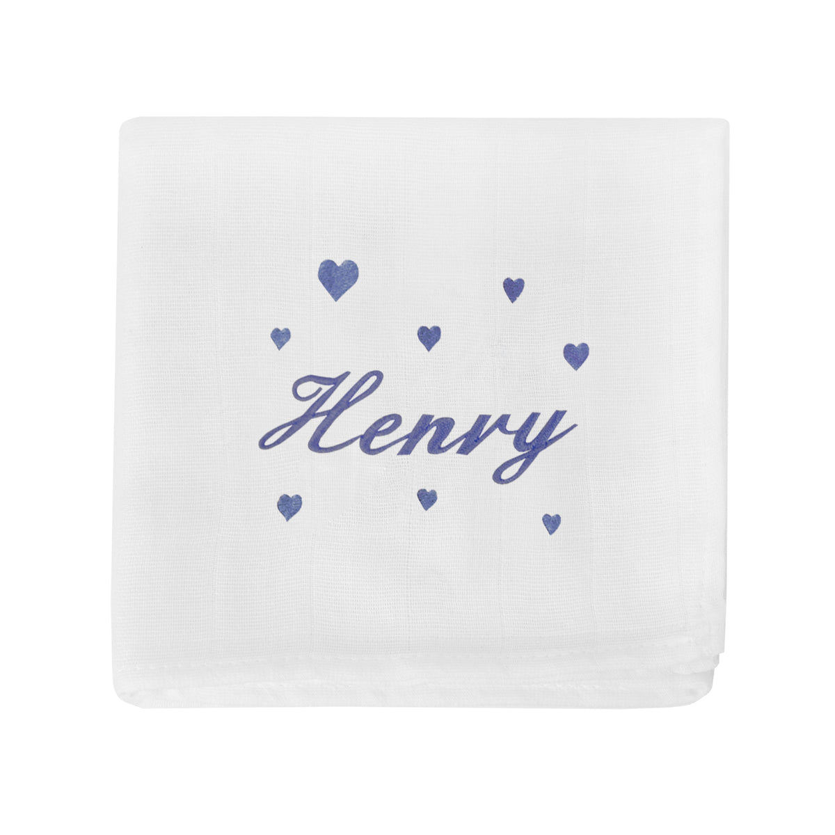 Lange pour bébé Broderie Coeur