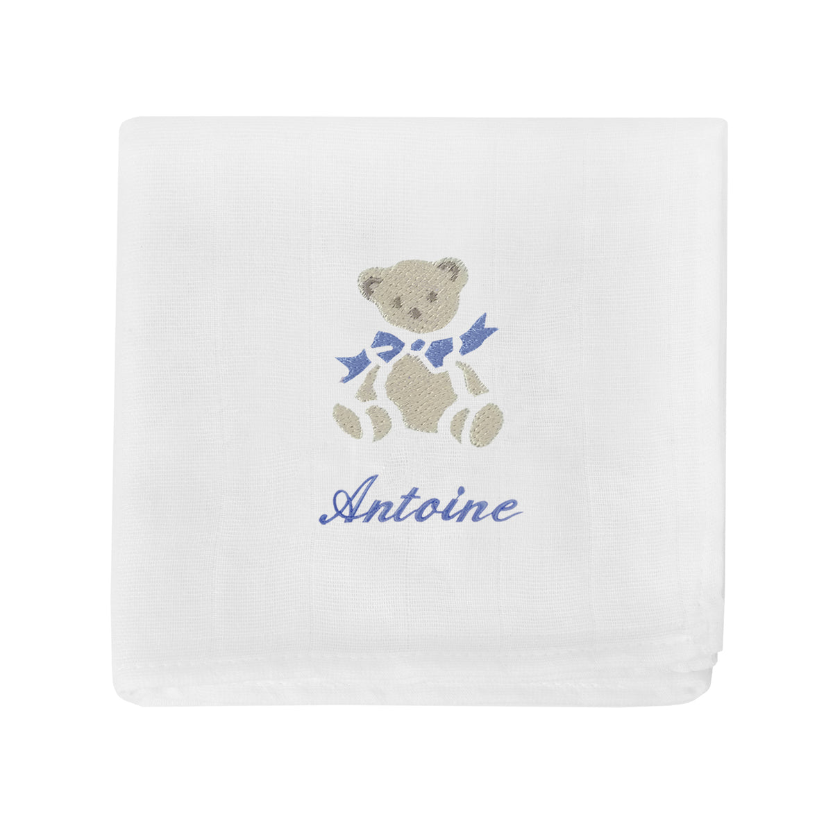 Lange pour bébé Broderie Ours