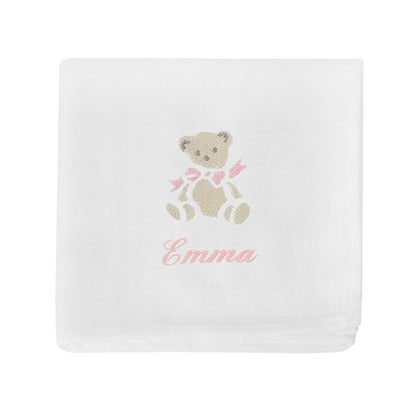 Lange pour bébé Broderie Ours