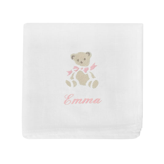 Lange pour bébé Broderie Ours